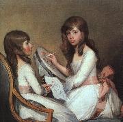 Gilbert Charles Stuart Miss Dick and her cousin Miss Forster France oil painting artist